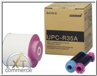 2UPC-R35A  9x13 Rollenpapier und Farbband fr UP-DR100